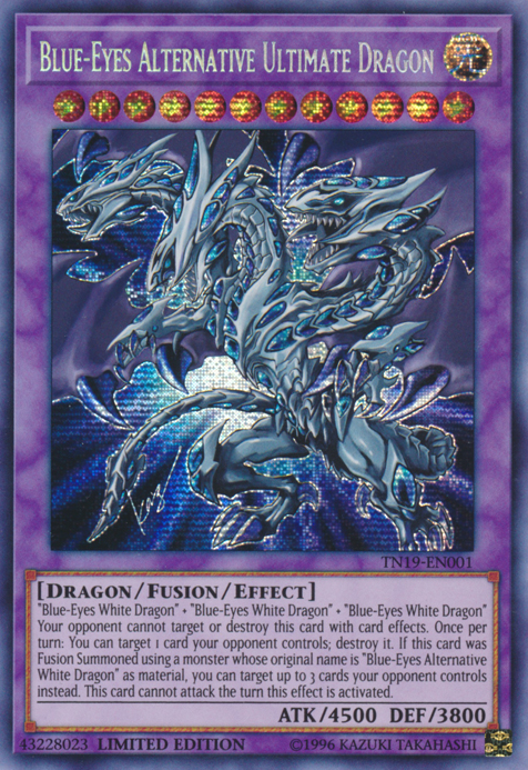 Dragón Blanco De Ojos Azules Alternativo