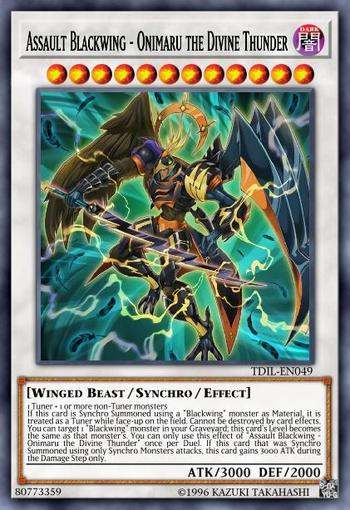 Assault Blackwing - Onimaru the Divine Thunder