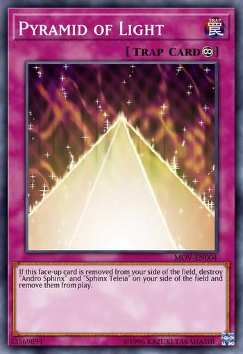 Pirâmide de luz de filme 2yugioh, 8 espaços, cartas especiais, valkyria de  mágico, anútodo sphinx, anime, orica