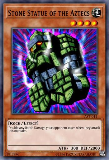 New Stone Statue of the Aztecs SD7-EN007 Common Yu-Gi-Oh Card U