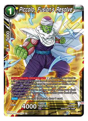 Piccolo, Fusion's Resolve