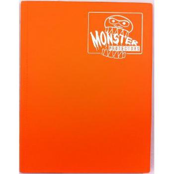 Monster: Album con 9 casillas para 360 cartas (Naranja Mate)