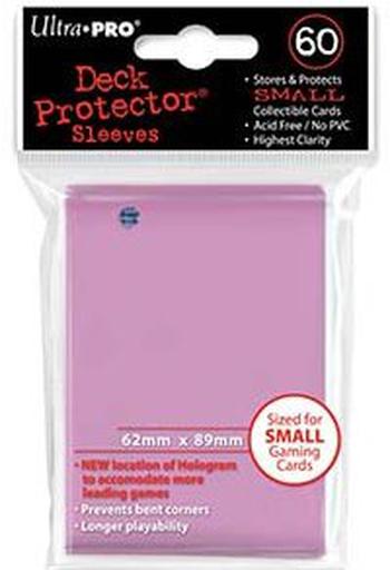 60 Small Ultra Pro Deck Protector Sleeves (Pink)