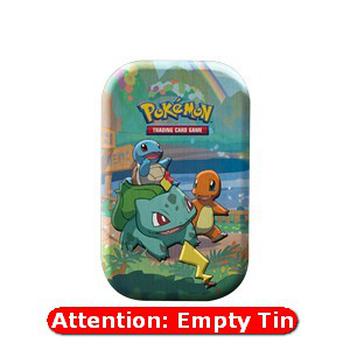 Empty Celebrations Mini Tins: Kanto Starters Tin