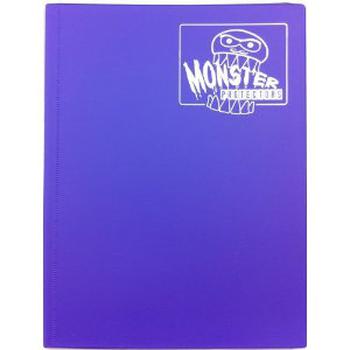 Monster: Album con 9 casillas para 360 cartas (Morado Mate)