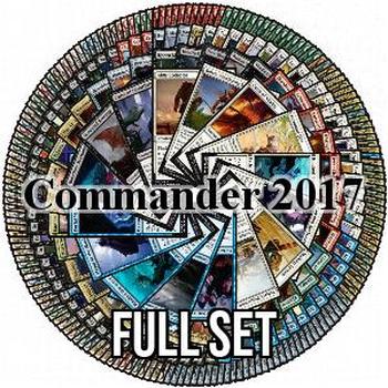 Set completo di Commander 2017