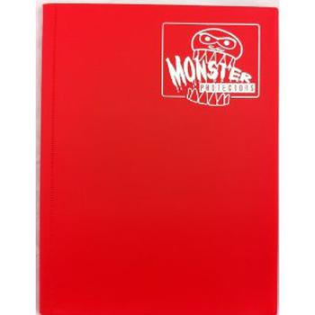 Monster: 9-Pocket Ordner für 360 Karten (Mattrot)