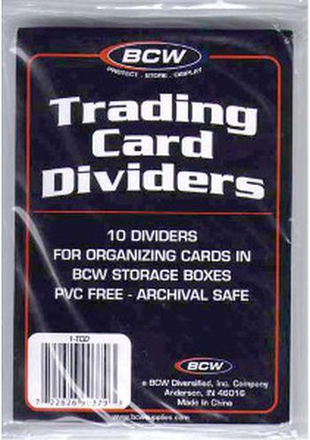 BCW: 10 Dividers (White)