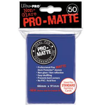 50 Ultra Pro Pro-Matte Sleeves (Blue)