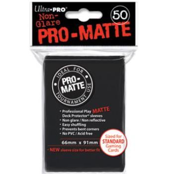 50 Ultra Pro Pro-Matte Hüllen (Schwarz)