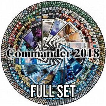 Set completo di Commander 2018
