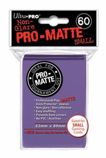 60 Protèges Cartes  Small Ultra Pro Pro-Matte (Pourpre)