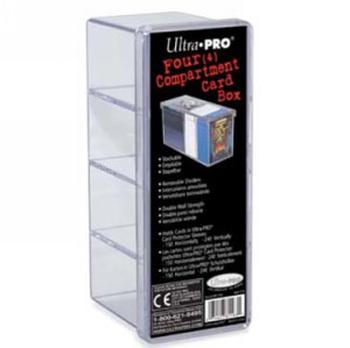 Ultra-Pro: Caja con 4 compartimentos