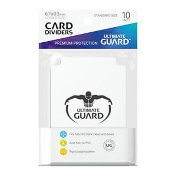 10 Ultimate Guard Kartentrenner (Weiß)