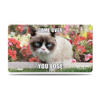 Grumpy Cat Flowers Playmat