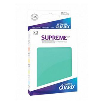 80 Ultimate Guard Supreme UX Sleeves (Turquoise)
