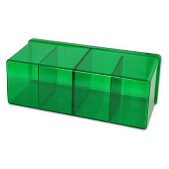 Dragon Shield: Caja con 4 compartimentos (Verde)