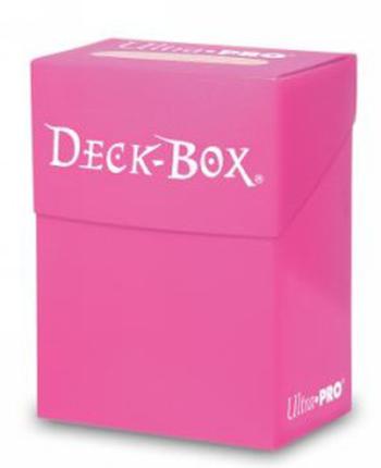 Ultra-Pro Solid Bright Pink Deck Box