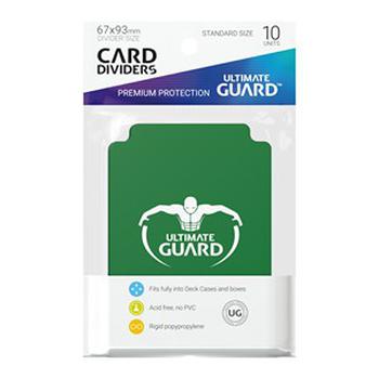 10 Ultimate Guard Dividers (Green)