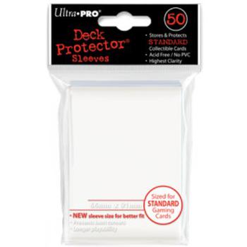 50 Buste Ultra Pro Deck Protector (Bianco)