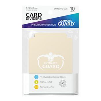 10 Ultimate Guard Kartentrenner (Sand)