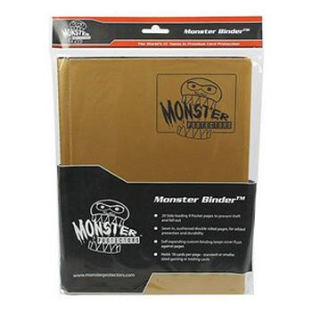 Monster:  9-Pocket Binder (Gold)