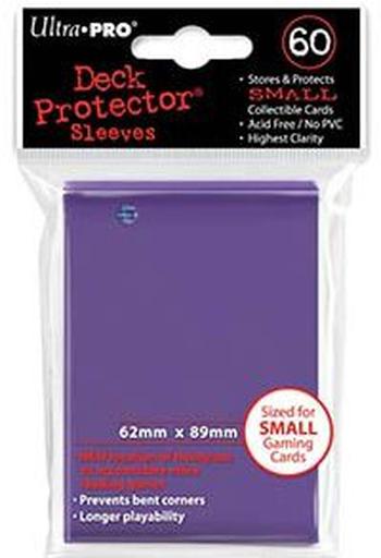 60 Protèges Cartes Small Ultra Pro Deck Protector (Pourpre)