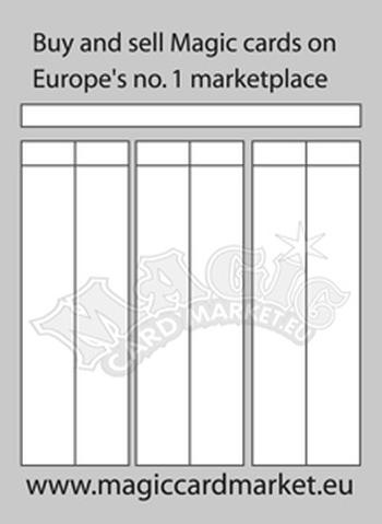 Block de puntos de vida de MagicCardMarket.eu (25 Hojas A7)