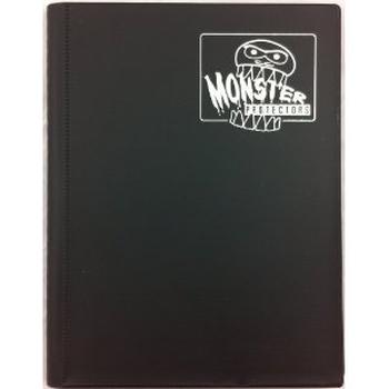Monster: Album con 9 casillas para 360 cartas (Negro Mate)