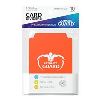 10 Ultimate Guard Dividers (Orange)