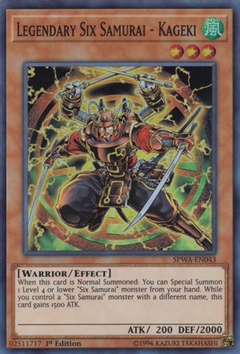 Legendary Six Samurai - Kageki Legendary Six Samurai - Kageki
