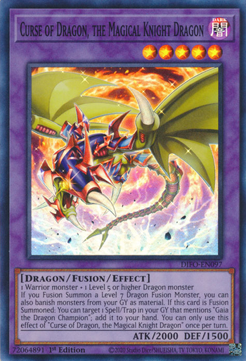 Curse of Dragon, the Magical Knight Dragon